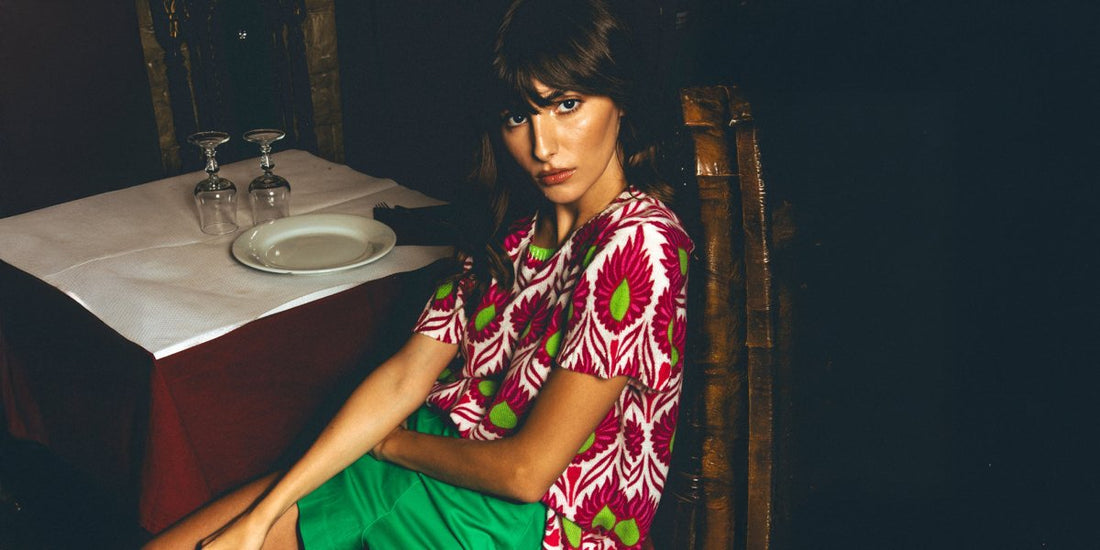 Comment porter un t-shirt en cachemire jaune fluo ? - Studio cashmere8