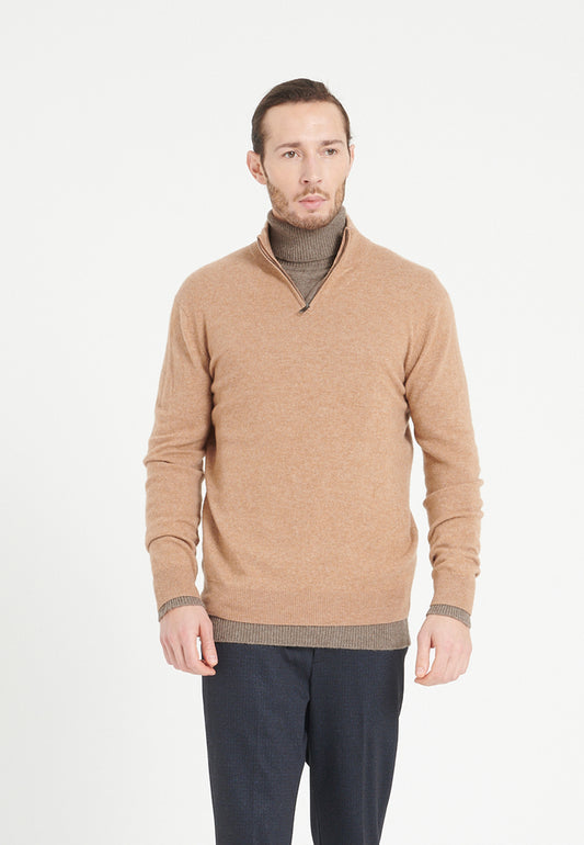 Pull camionneur homme en cachemire camel - LUKE 4