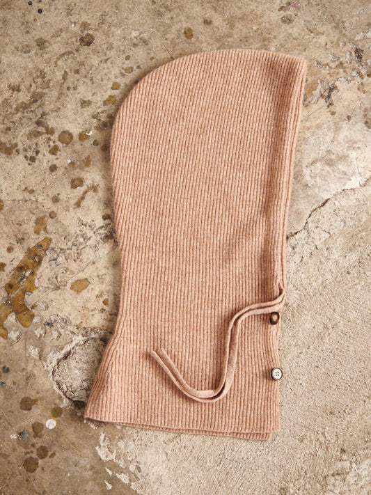 Bonnet cachemire beige foncé femme - UNI 20 - Studio cashmere8