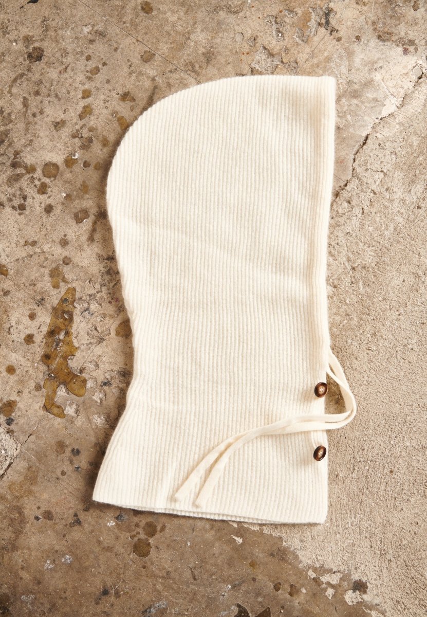 Bonnet cachemire écru femme - UNI 20 - Studio cashmere8