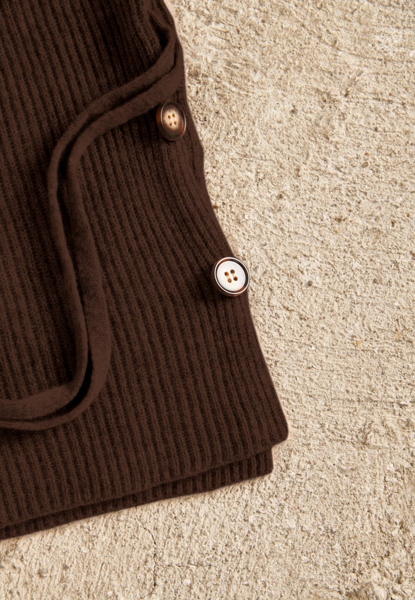 Bonnet cachemire marron femme - UNI 20 - Studio cashmere8