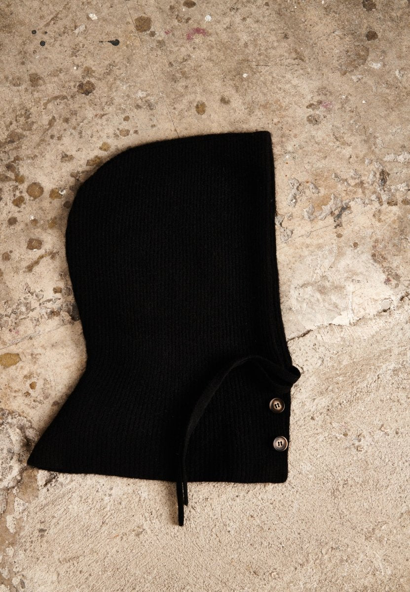 Bonnet cachemire noir femme - UNI 20 - Studio cashmere8