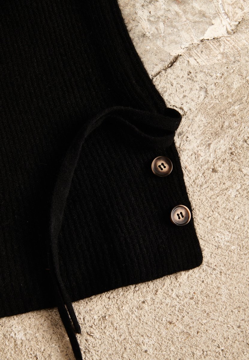 Bonnet cachemire noir femme - UNI 20 - Studio cashmere8