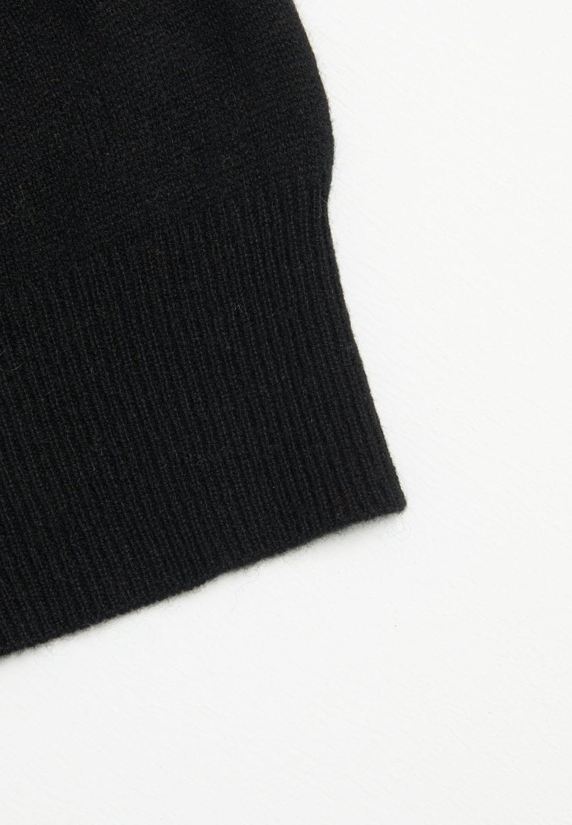 Bonnet en cachemire noir - Studio cashmere8