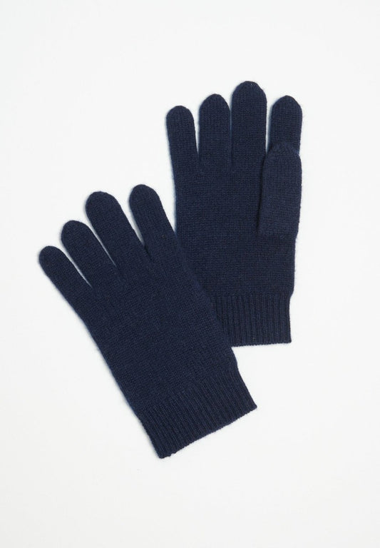 Gants en cachemire 4 fils bleu marine - Studio cashmere8