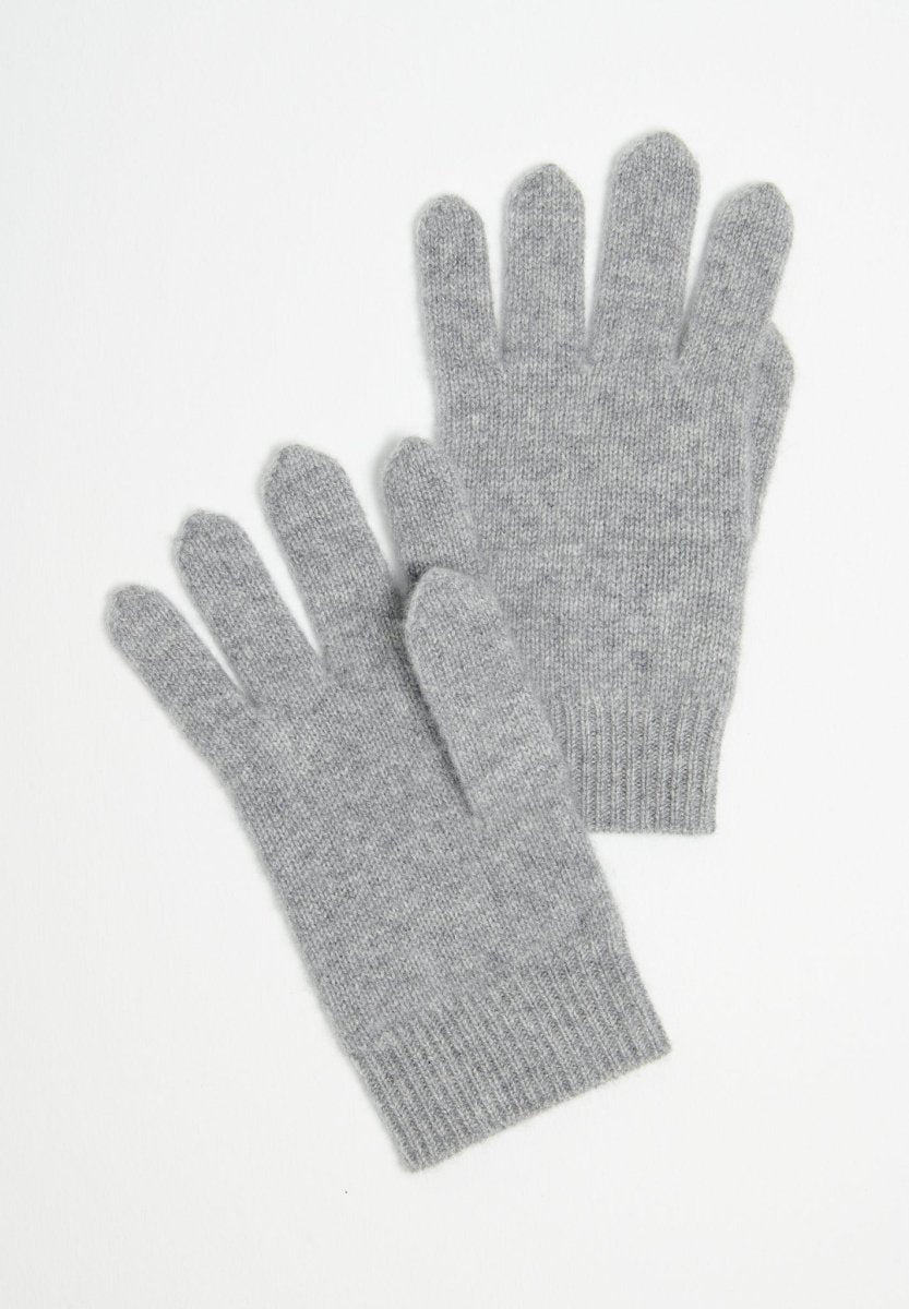 Gants en cachemire 4 fils gris clair - Studio cashmere8