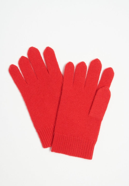 Gants en cachemire 4 fils rouge - Studio cashmere8