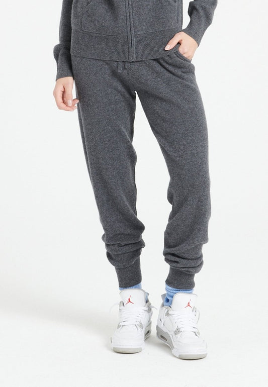 Pantalon cachemire gris anthracite femme - LILLY 11 - Studio cashmere8