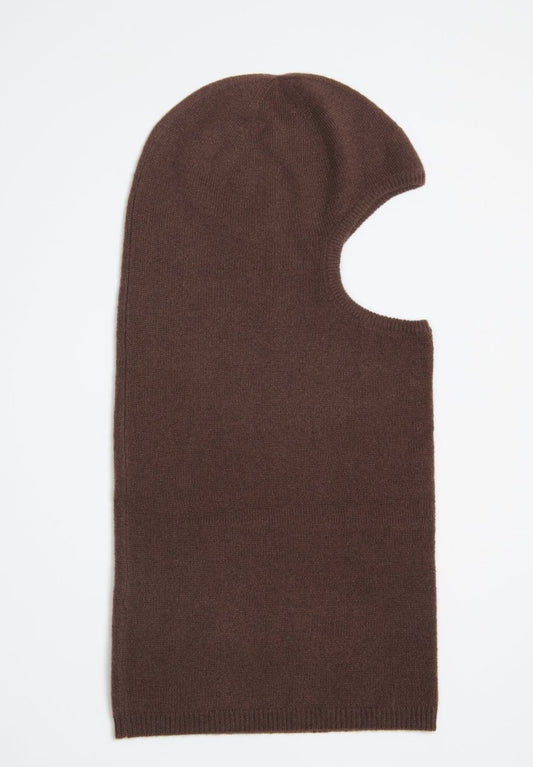 UNI 9 Cagoule en cachemire marron - Studio cashmere8