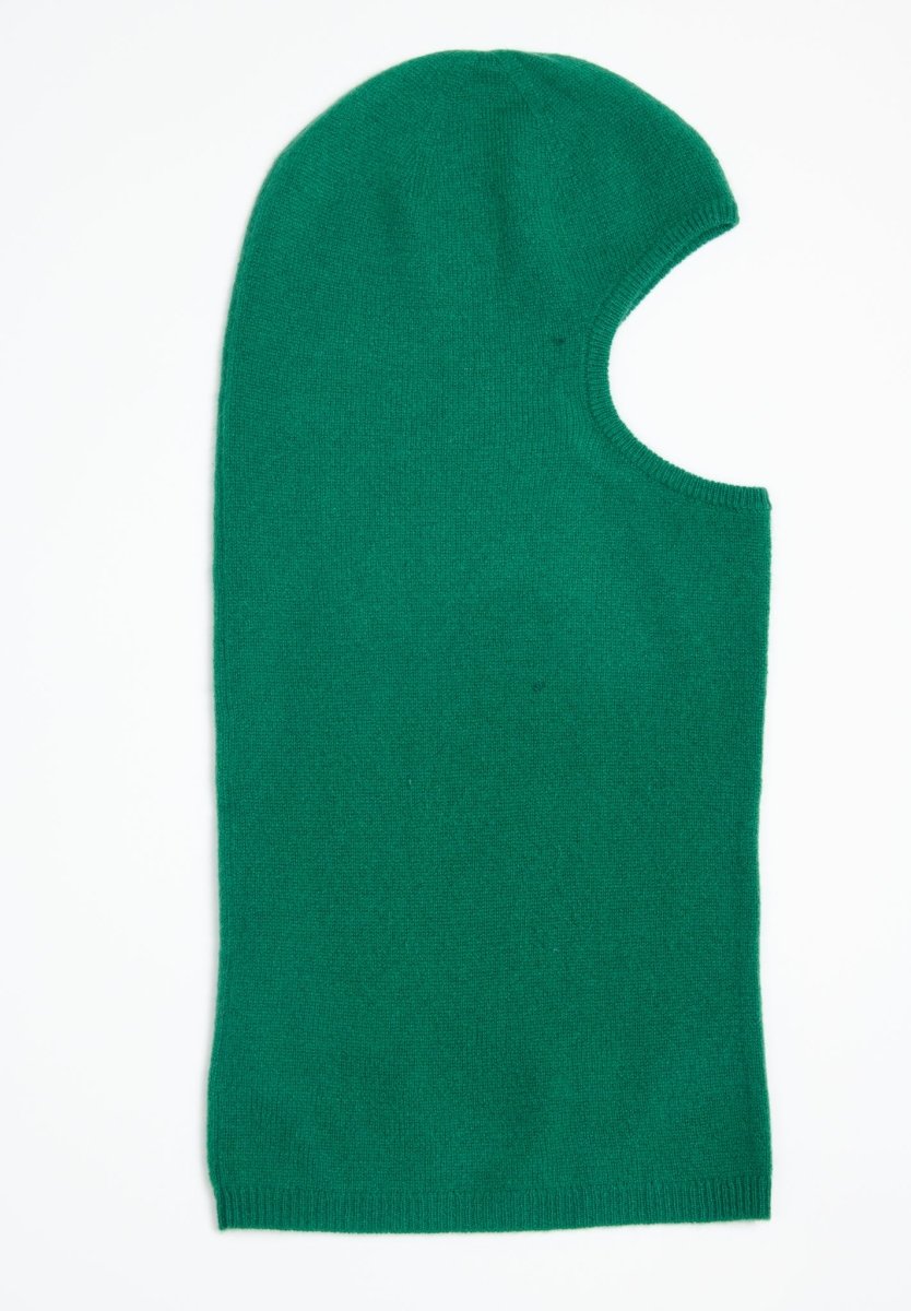 UNI 9 Cagoule en cachemire vert émeraude - Studio cashmere8